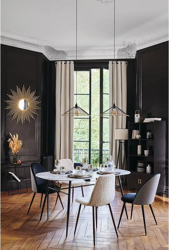 Eazy Living Esszimmerstuhl Jacqui Weiß Teddy – Bild 3