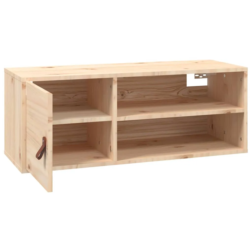 VidaXL Wandschrank 80x30x30 Cm Massivholz Kiefer – Bild 7