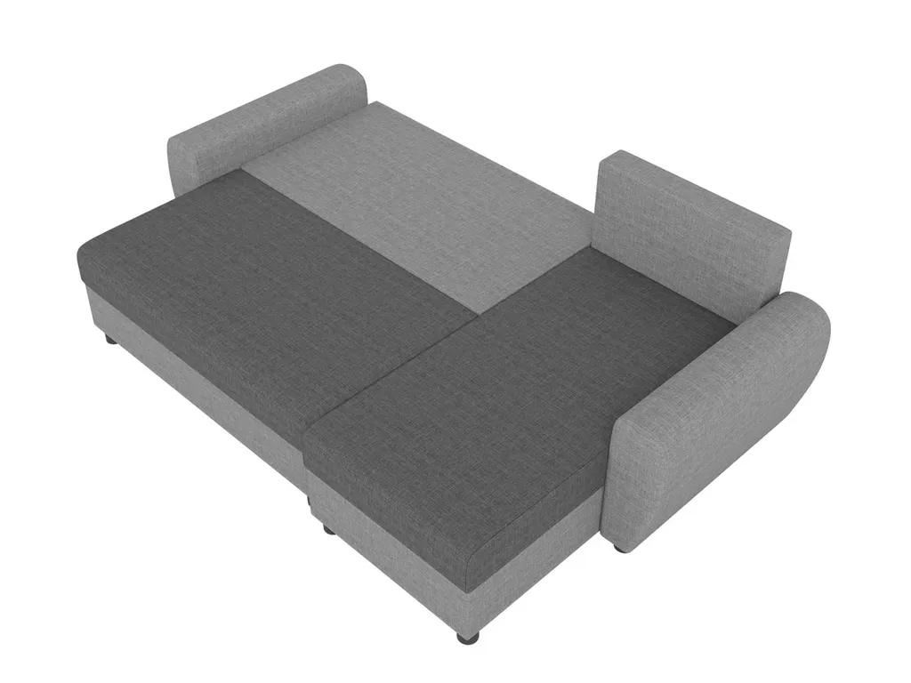 Mirjan24 Ecksofa Ewasy Cord, Eckcouch, Couch Mit Bettkasten Und Schlaffunktion, Stilvoll Wohnzimmer (Farbe: Poso 100) – Bild 5