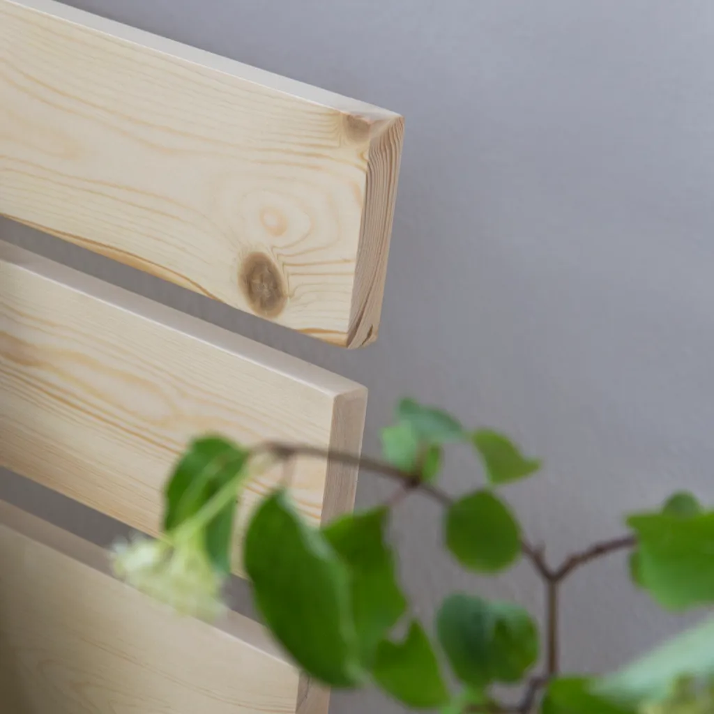 Homestyle4u 2264, Holzbett Doppelbett 140x200 Mit Matratze Und Lattenrost Bett Natur Holz Kiefer Bettgestell Futonbett – Bild 7