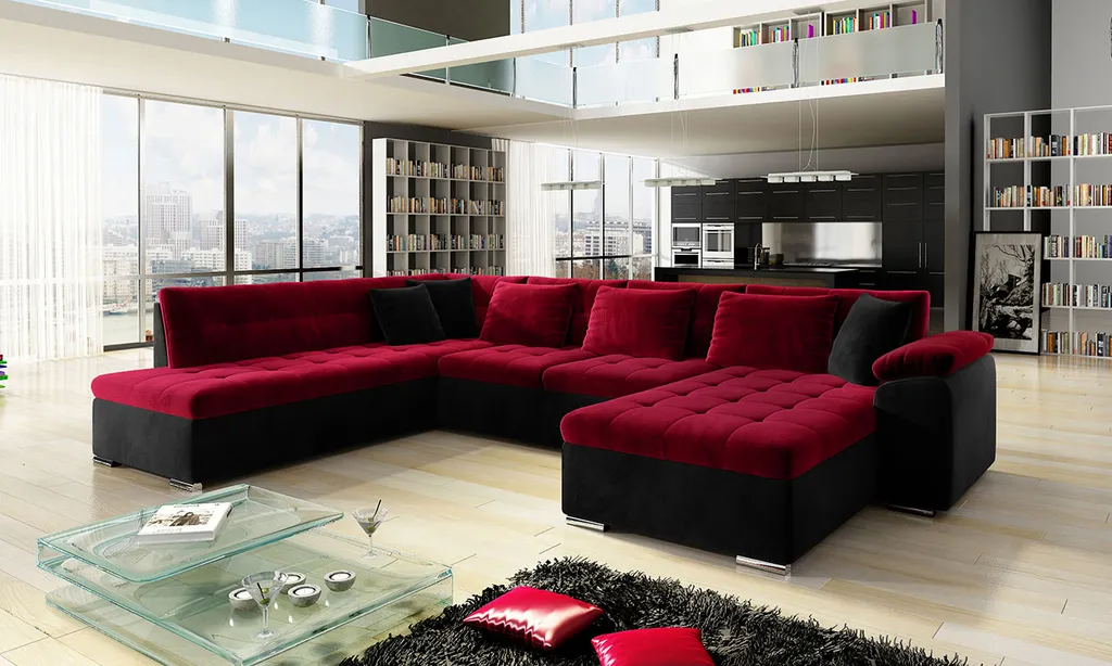 Mirjan24 Ecksofa Niko Bis, Bettkasten Und Schlaffunktion, Sofa Vom Hersteller, Polstergarnitur (Kronos 07 + Kronos 02 + Kronos 07, Seite: Rechts) – Bild 2