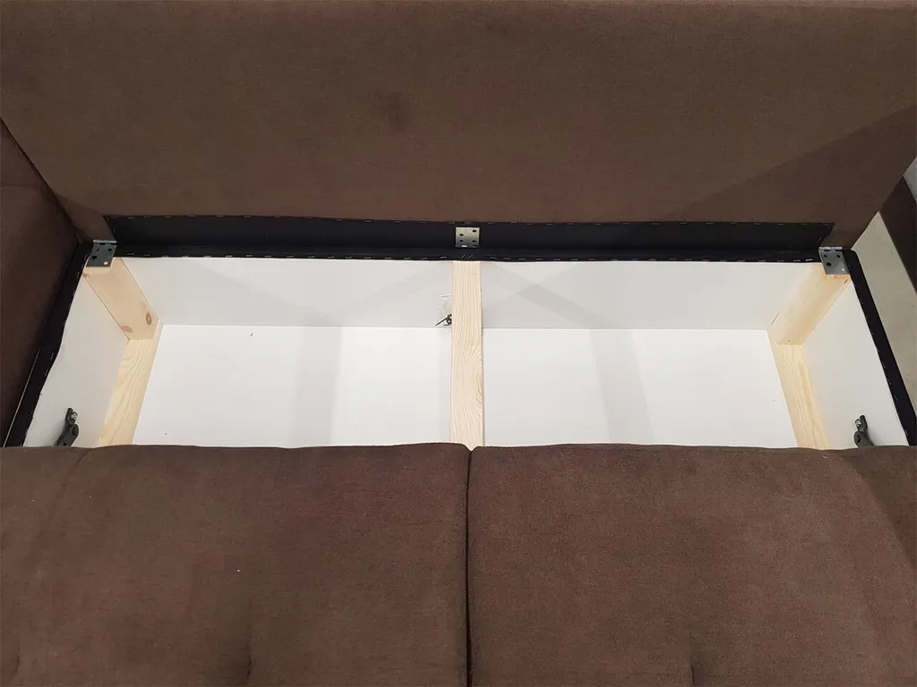 Mirjan24 Ecksofa Bari, Couch Mit Schlaffunktion Und Bettkasten, Stilvoll Wohnzimmer L-Form Sofa (Farbe: Manila 18) – Bild 4