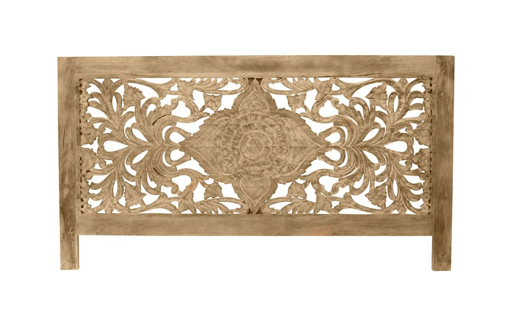 SIT Möbel Bett-Kopfteil | Orientalischer Stil | Mango-Holz Natur | B 220 X T 4 X H 120 Cm | 13755-01 | Serie LAKADEE – Bild 2