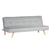 Schlafsofa Grau Sofa Mit Bettfunktion Klappbar Schlafcouch Gästebett