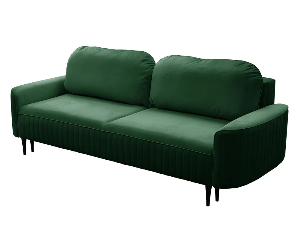 Mirjan24 Schlafsofa Vena, Couch Mit Schlaffunktion Und Bettkasten, Freistehendes 3 Sitzer Polstersofa, Sofagarnitur (Farbe: Velluto 10) – Bild 4
