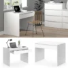 Vicco Schreibtisch Ruben Weiß 100 X 75,6 X 65 Cm Holzwerkstoff