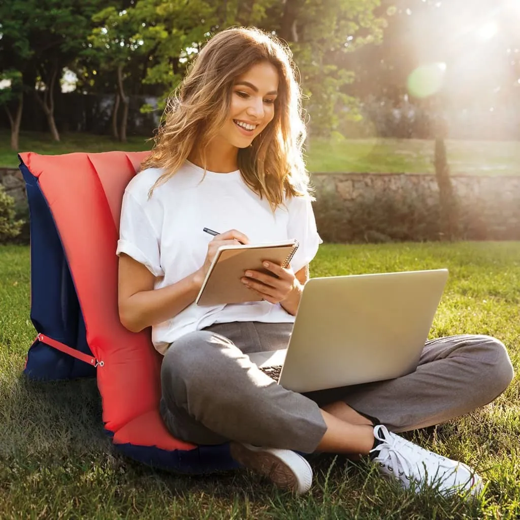 Happy People Sport Sitz- & Liegematratze, 175 X 54 Cm, Mit Mikrofaserbeschichtung & Klappfunktion Luftmatratzen Luftmatratzen – Bild 15