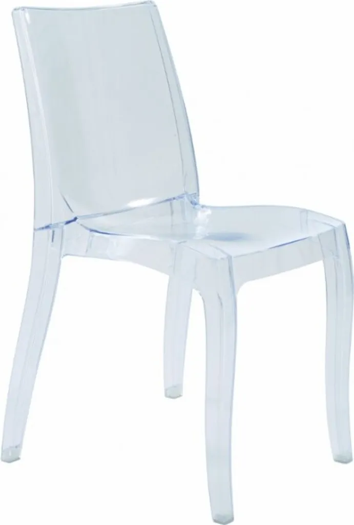 Cristal Light Stapelbare Stühle Aus Transparentem Polycarbonat Für Küche Und Bar Grand Soleil DesignFarbe: Transparent, Höhe (cm): 84, Breite (cm): 50, Gewicht: 3,5 Kg, Zusammensetzung: Polycarbonat, Modelle: CRISTAL LIGHT, Eigenschaften: Stapelbar, Länge (cm): 54, Zertifikation: Contract, Einheit: 1 Stück – Bild 2