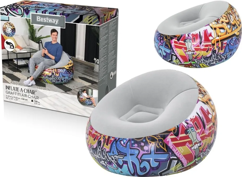 Bestway 75075 Aufblasbarer Sessel 112 X 112 X 66 Cm – Bild 18