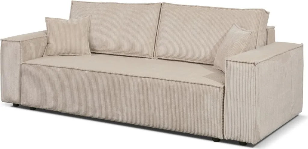 Couch Passio III Mit Schlaffunktion Und Bettkasten 250 Cm Wohnlandschaft Schlafcouch Lieferung Bis In Die Wohnung (Poso 02 - Cappucino) – Bild 2
