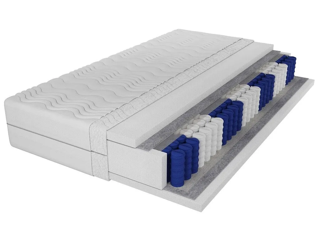 TASCHENFEDERKERN MATRATZE 7 ZONEN SUPER QUALITÄT 180x200 Cm Premium 20 Cm H3