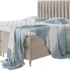 Mirjan24 Boxspringbett Elegance, Stilvoll Doppelbett Mit Zwei Bettkästen Und Topper (Farbe: Fresh 01, Größe: 180x200 Cm)