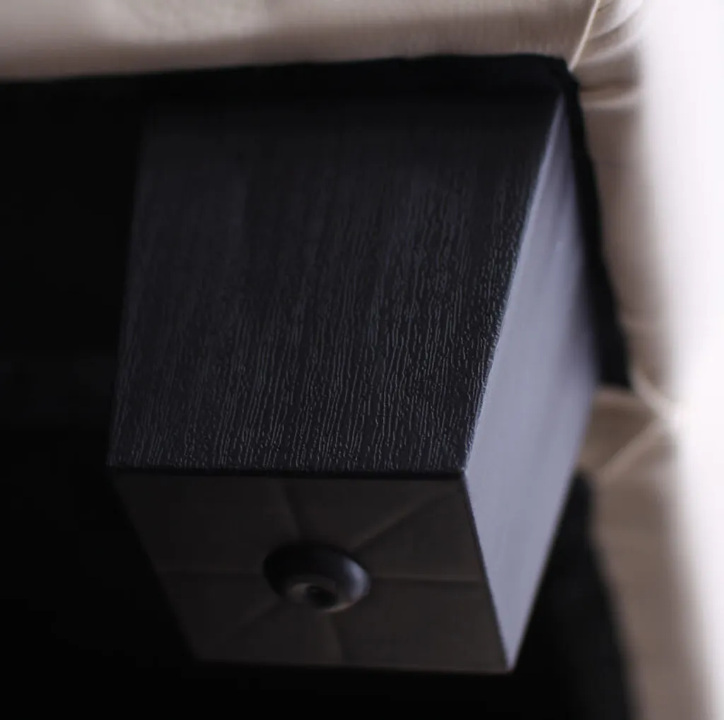 2er Sofa Lille, Kunstleder Schwarz – Bild 10