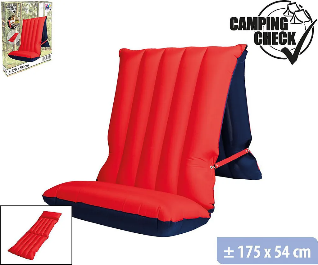 Happy People Sport Sitz- & Liegematratze, 175 X 54 Cm, Mit Mikrofaserbeschichtung & Klappfunktion Luftmatratzen Luftmatratzen – Bild 7