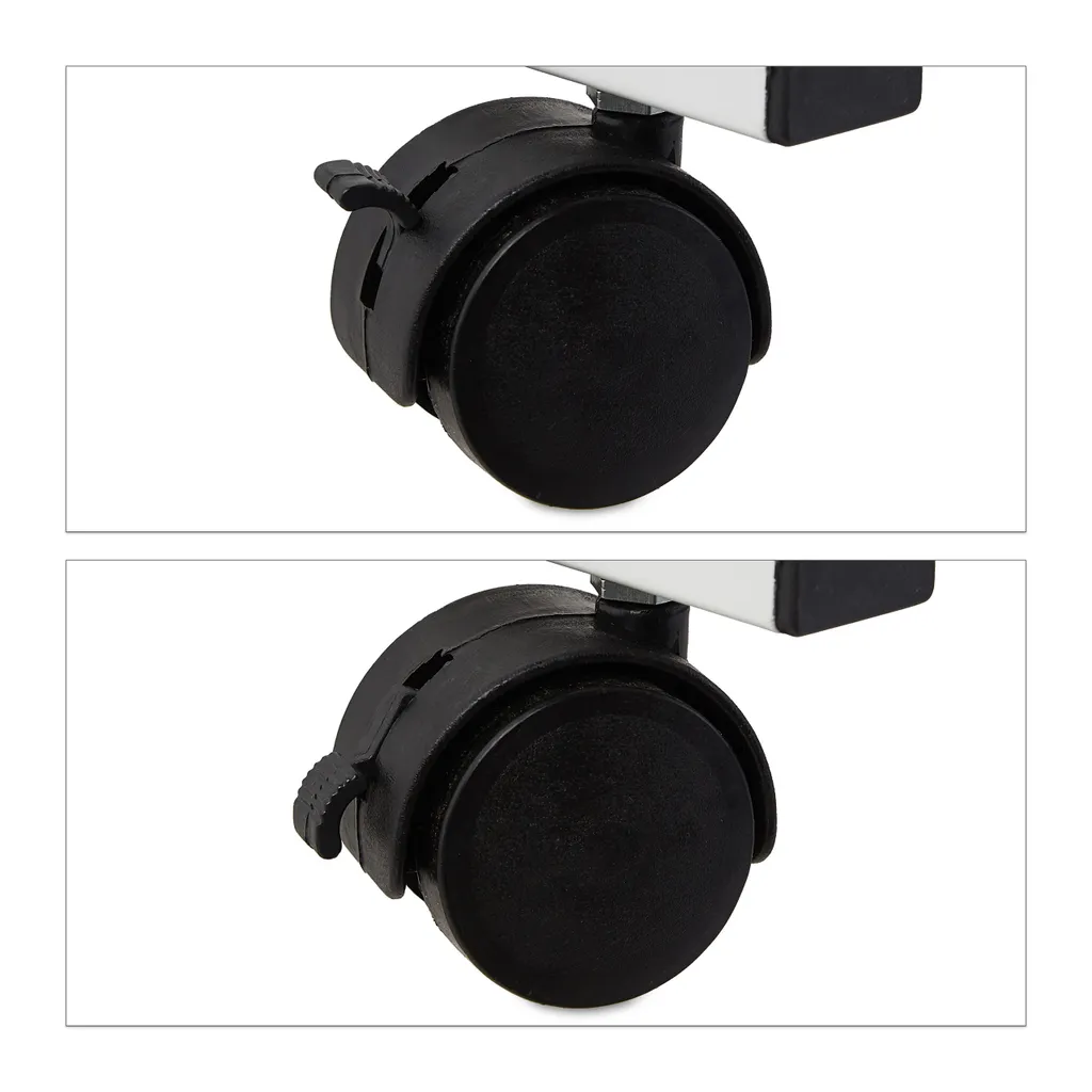 Relaxdays Laptoptisch Höhenverstellbar Mit Rollen – Bild 9