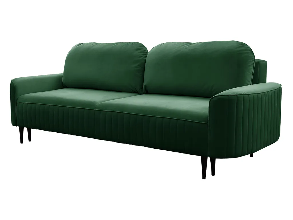 Mirjan24 Schlafsofa Vena, Couch Mit Schlaffunktion Und Bettkasten, Freistehendes 3 Sitzer Polstersofa, Sofagarnitur (Farbe: Velluto 10) – Bild 5