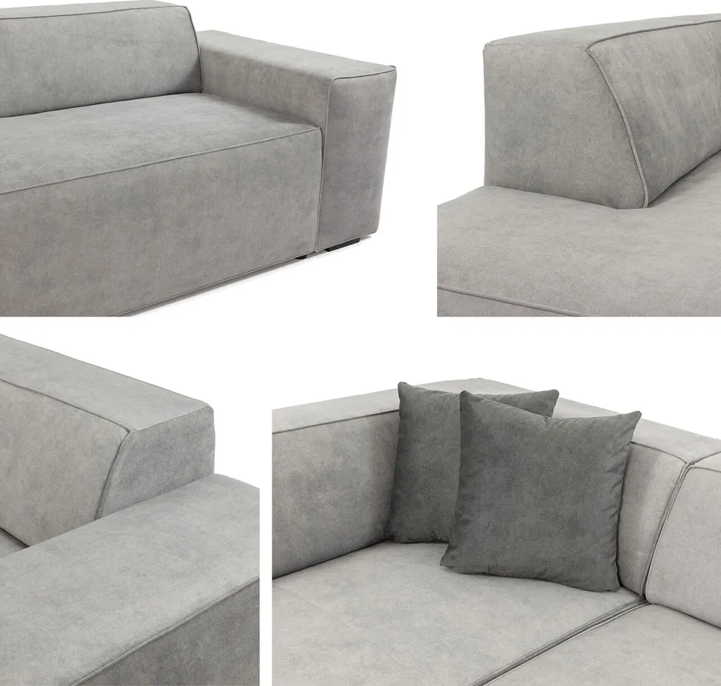 Mirjan24 Ecksofa Lordin Premium, Polsterecke, L-Form Sofa, Polstergarnitur, Eckcouch Vom Hersteller (Baloo 2074, Seite: Rechts) – Bild 4