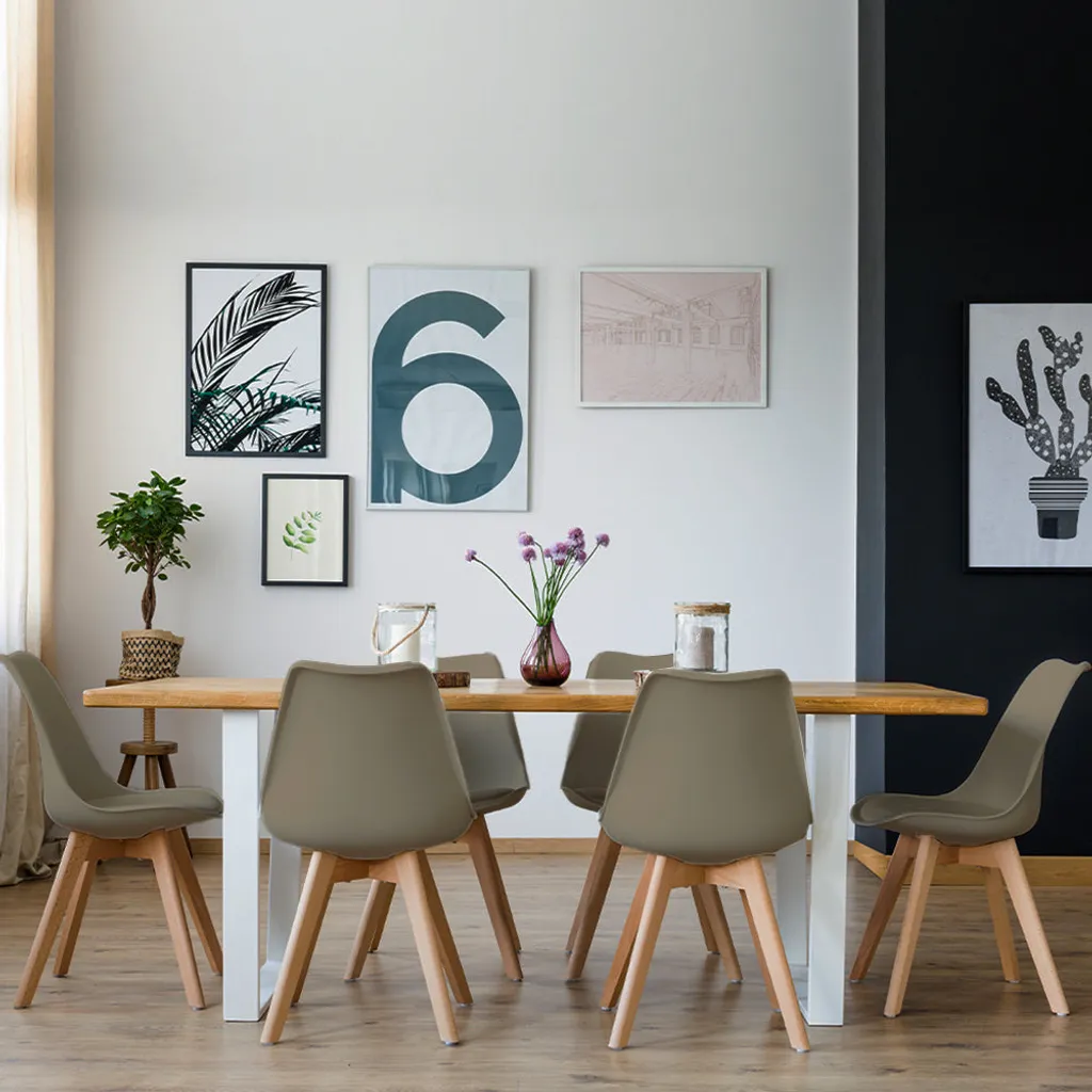 Set Aus 4 Esszimmerstühlen Style Scandinave LAGOM – Bild 2