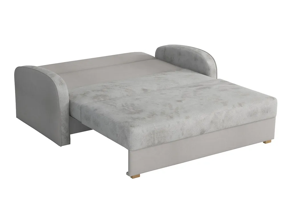 Mirjan24 Schlafsofa Viva Soft III, Stilvoll Polstersofa, Polstersofa Mit Schlaffunktion Und Bettkasten (Farbe: Mono 244 + Sorriso 4) – Bild 4