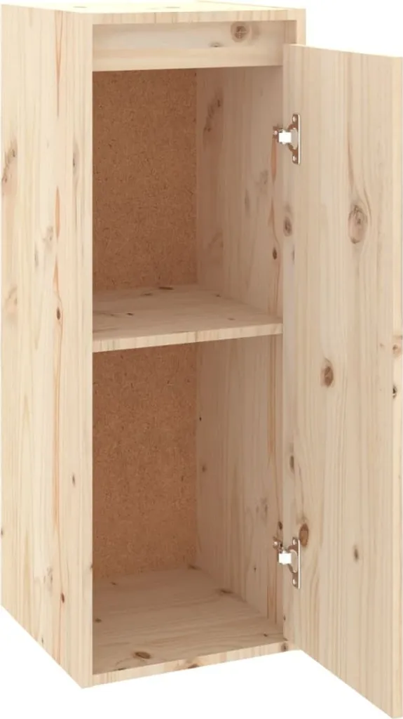 VidaXL Wandschränke 2 Stk. 30x30x80 Cm Massivholz Kiefer – Bild 7