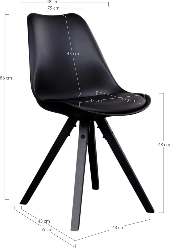 Bergen Esszimmerstuhl 2er-Set – Bild 6