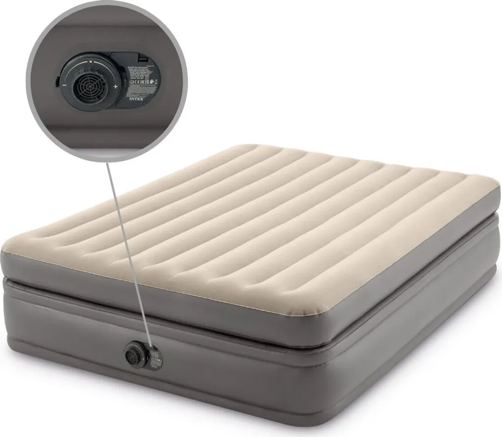 Intex 64164 Doppelmatratze Queen Size Aufblasbar Dura Beam 152x203x51 CmBreite (cm): 152, Färbung: Multicolor, EAN: 6941057417677, Matratzengröße: Doppelmatratze – Bild 12