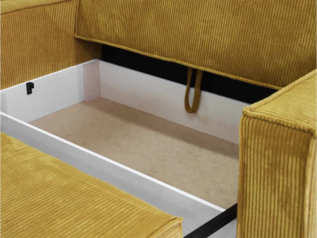 Mirjan24 Schlafsofa Viva Star II, 2 Sitzer Polstersofa Inkl. Kissen, Mit Bettkasten Und Schlaffunktion, Stilvoll Couch (Farbe: Poso 05) – Bild 7