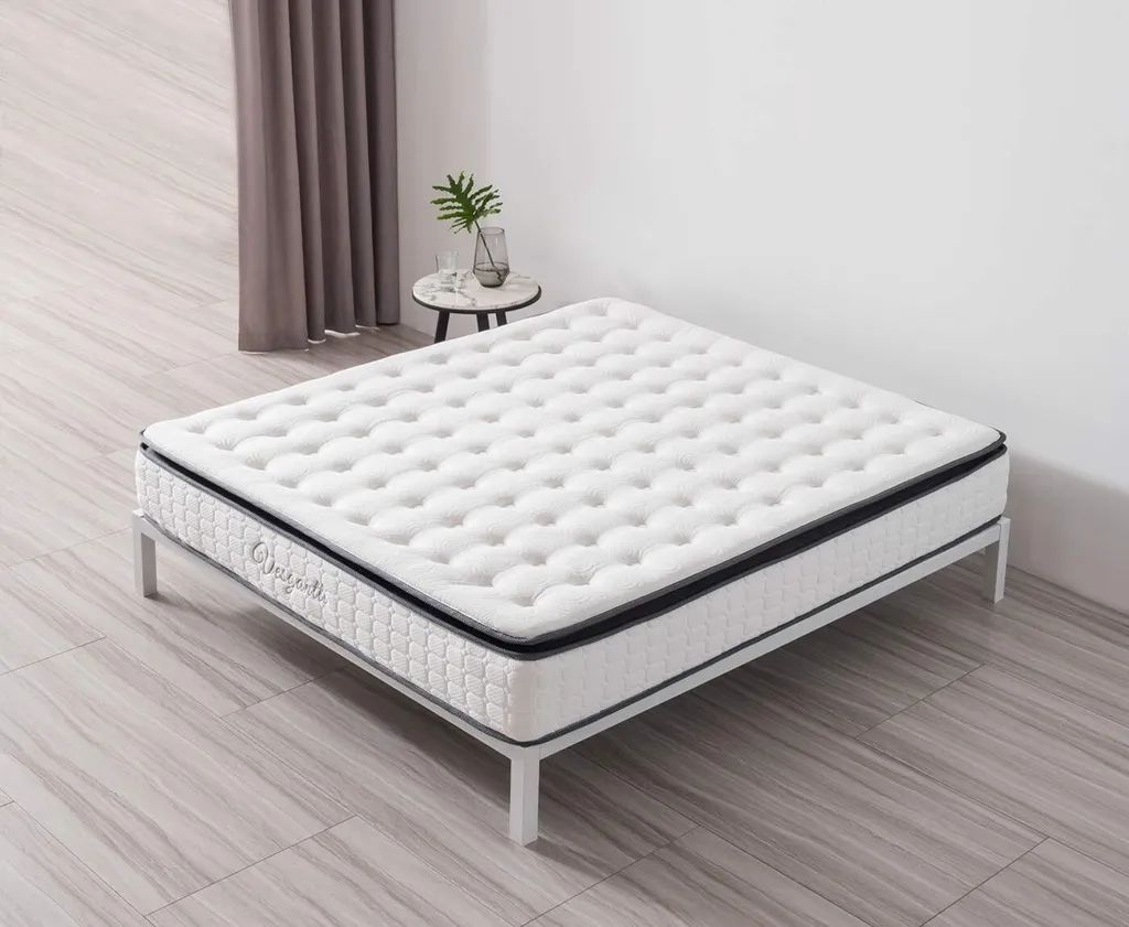 Vesgantti Matratze 120x200 7-Zonen Taschenfederkernmatratze Modern Tonnentaschenfederkernmatratze (H4, Fashion Pillow-top 27cm) – Bild 5