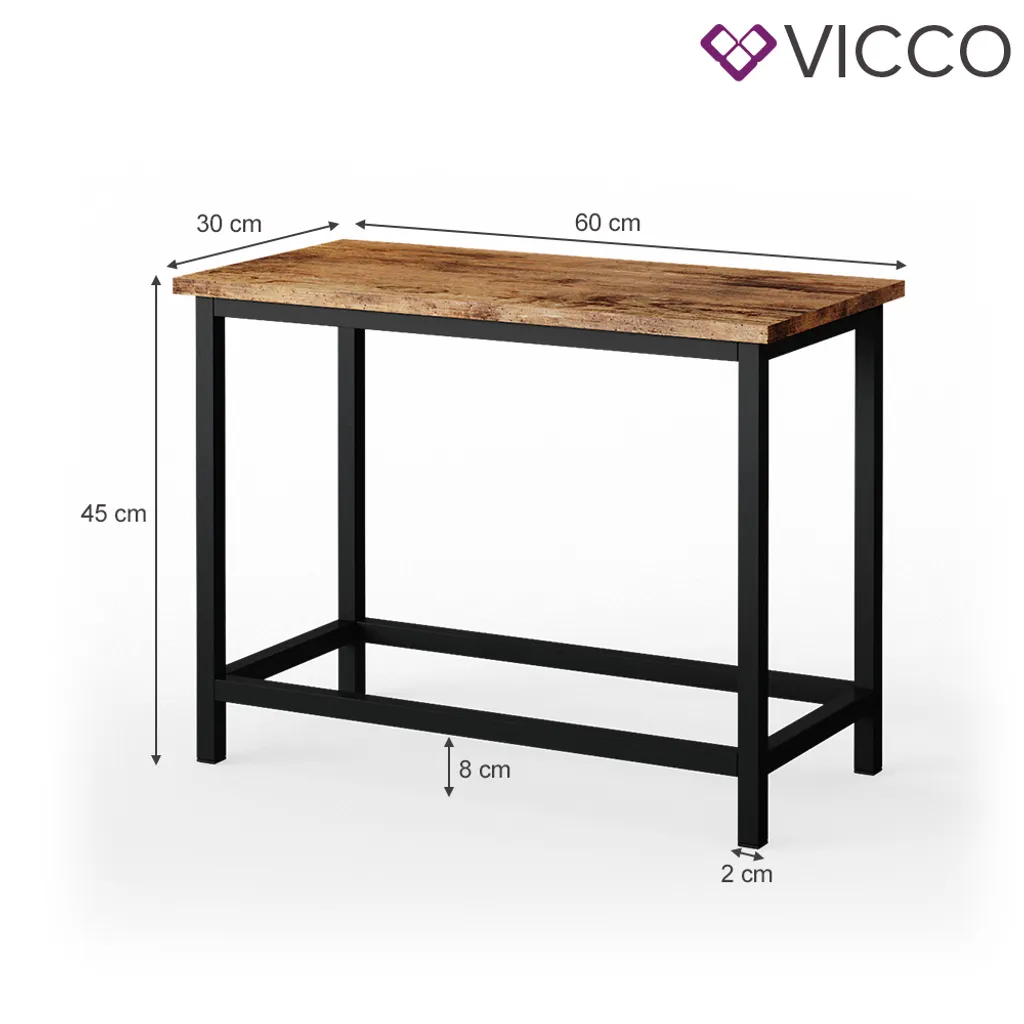 Vicco Sitzbank Fyrk Bank Für Schminktisch 60cm Schminkhocker Sitzhocker – Bild 3