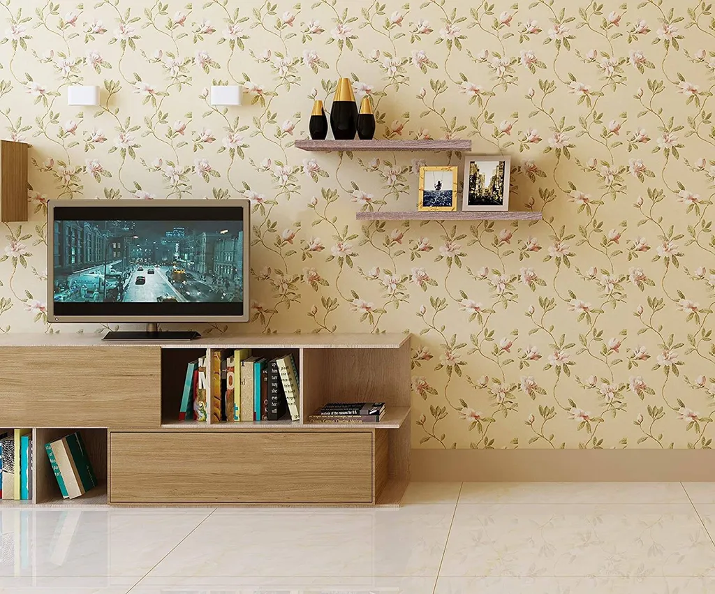 EUGAD Wandregal Wandboard Buchregal Hängeregal DVD CD Regal Holz Board Sonoma Eiche 60x23x3,8 Cm – Bild 5