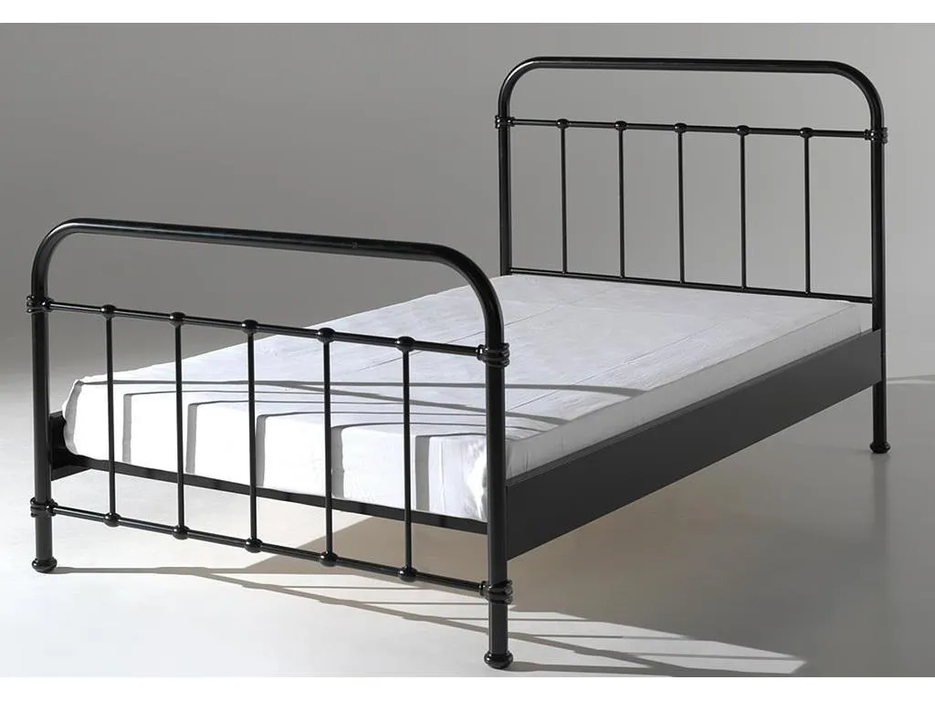 Vipack Metallbett New York Liegefläche 120 X 200 Cm - Farbe: Schwarz, Maße: 125 Cm X 110 Cm X 210 Cm; NYBE1218 – Bild 9