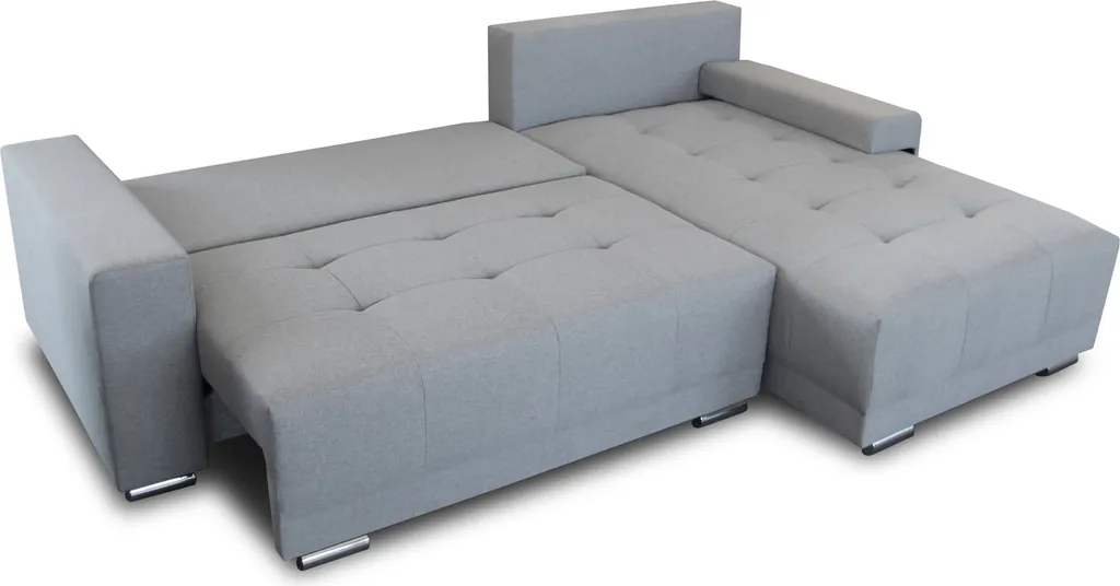 Ecksofa Pavo Mit Schlaffunktion Und Bettkasten - L-Form Couch Mit Bonell-Federkern, Polsterecke, Couchgarnitur, Eckcouch, Sofa, Sofagarnitur (Sawana 05) – Bild 2