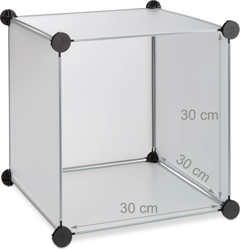 Relaxdays Steckregal Aus Kunststoff Mit 15 Fächern – Bild 5