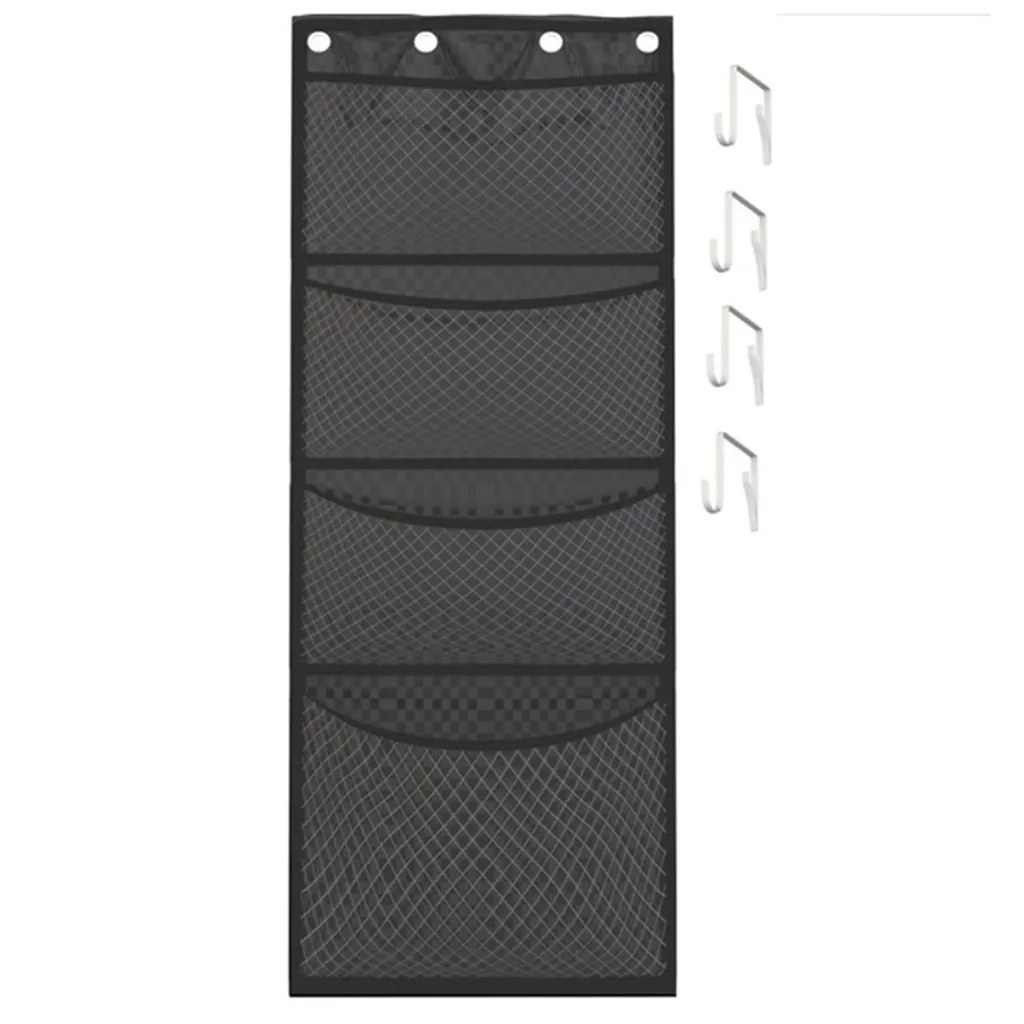 Multifunktionale Hängen Aufbewahrungstasche Veranstalter Wandschrank Mit 4 Haken Für Spielzeug Organizer Kinderzimmer Badezimmer Tür Küche – Bild 10
