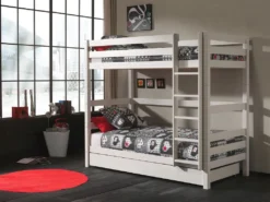 Vipack Etagen-Hochbett Pino 180 Cm Höhe Inkl. Bettschublade