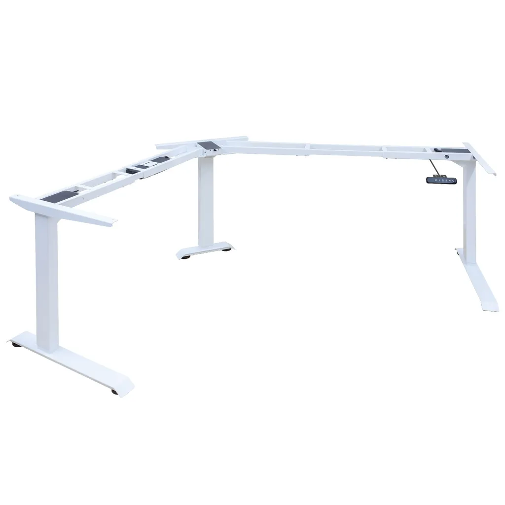 Albatros LIFT L7W Gestell Für Eckschreibtisch Höhenverstellbar Elektrisch Weiß - Winkelschreibtisch Mit Memoryfunktion, Digital-Display, Kindersicherung - Schreibtischgestell Höhenverstellbar Elektrisch Und Stufenlos – Bild 10