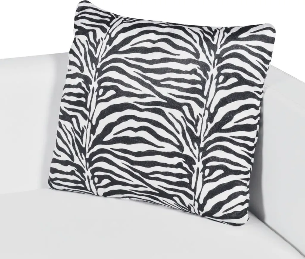 VidaXL 2-Sitzer-Sofa Kunstleder Weiß – Bild 5