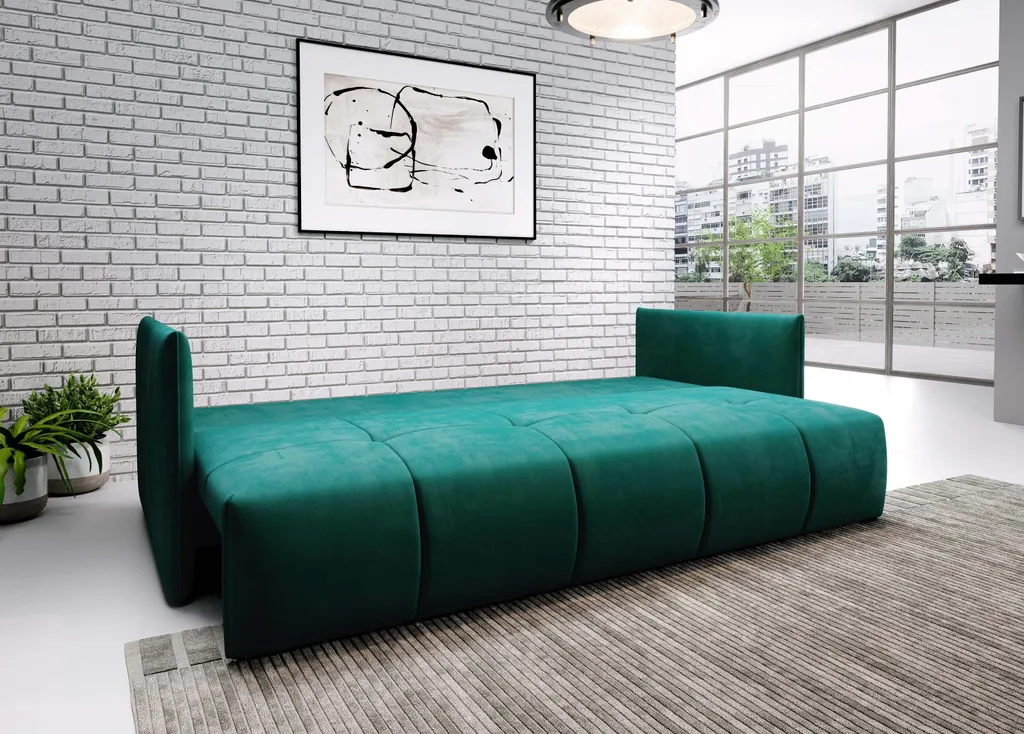 GRAINGOLD Polstersofa Ardi 3R - Schlafsofa Im Modernen Stil - Sofa Mit Bettkasten & Schlaffunktion - Rosa – Bild 2