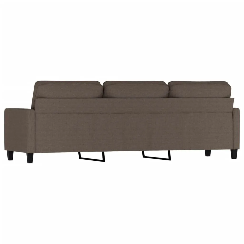 VIDAXL 3-Sitzer-Sofa Taupe 210 Cm Stoff – Bild 5