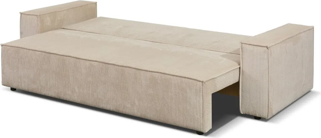 Couch Passio III Mit Schlaffunktion Und Bettkasten 250 Cm Wohnlandschaft Schlafcouch Lieferung Bis In Die Wohnung (Poso 02 - Cappucino) – Bild 5