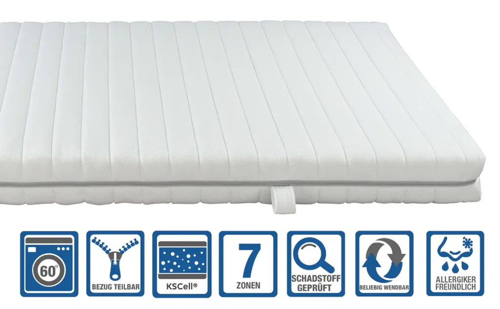 BMM KSCell-Schaummatratze Ortholex 21, H4, 120 X 200 Cm – Bild 4