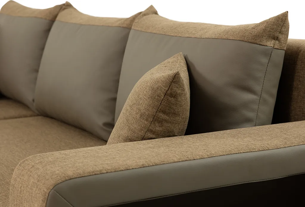 Mirjan24 Ecksofa Fano Lux, Eckcouch Mit Zwei Bettkasten Und Schlaffunktion, L-Form Sofa Seite Universal Vom Hersteller (Lux 05 + Lux 06) – Bild 9