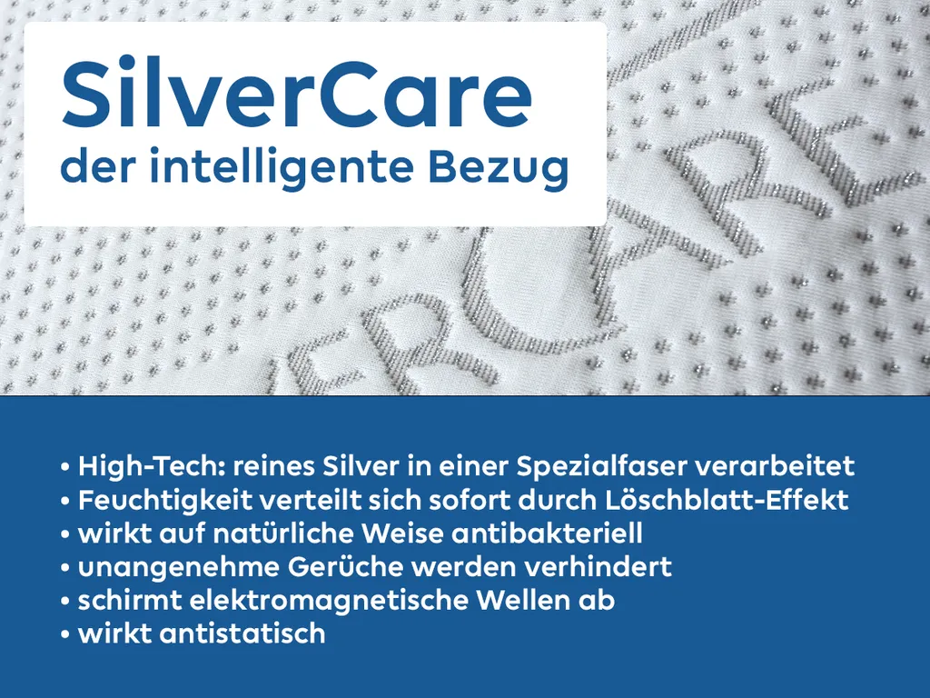 BMM KSCell-Schaummatratze Komfort 19 SilverCare, 180 X 200 Cm, H3 – Bild 3