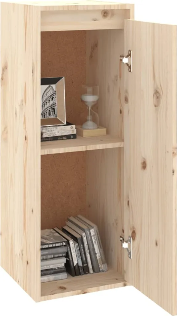 VidaXL Wandschränke 2 Stk. 30x30x80 Cm Massivholz Kiefer – Bild 4