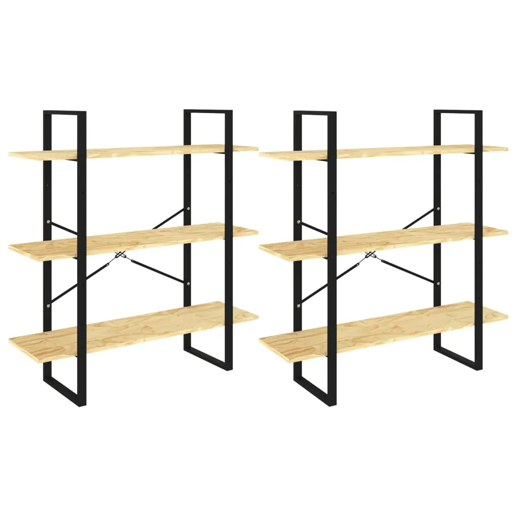 VidaXL Hochschrank 100x30x210 Cm Massivholz Kiefer – Bild 7