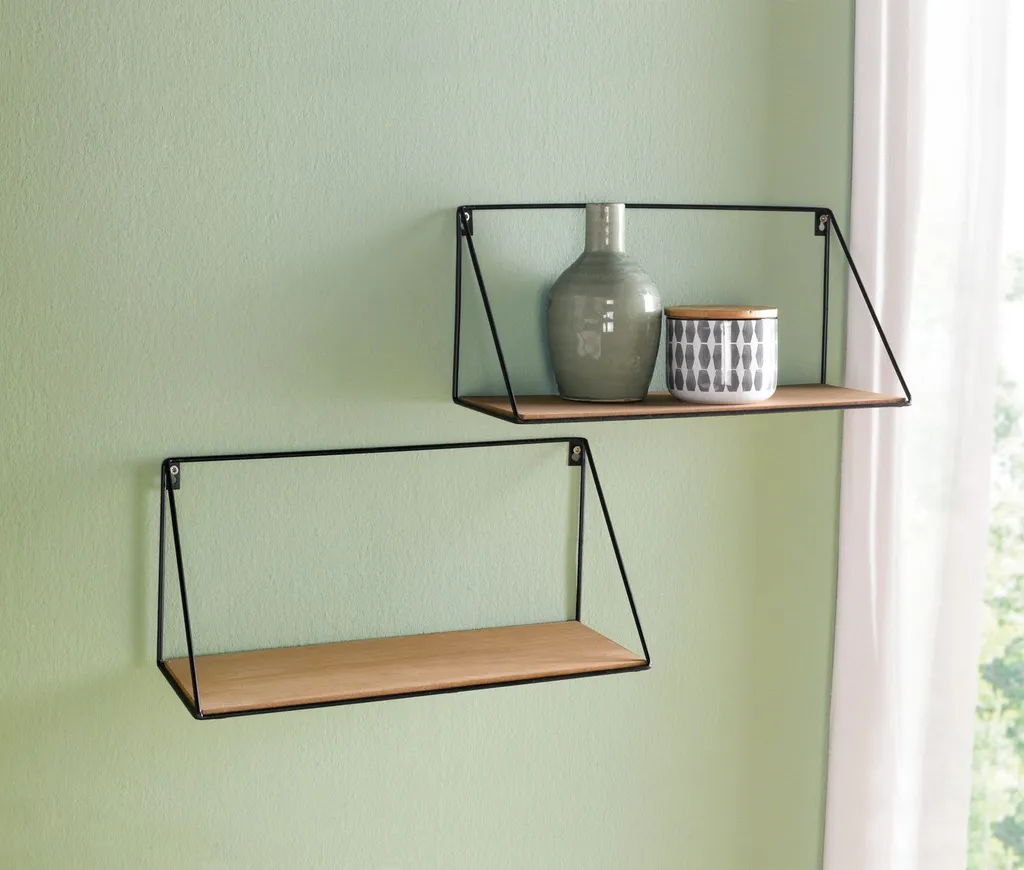 Wandregal 'Puro', 2er Set Praktisch Ordnung Möbel Garten Terrasse – Bild 2