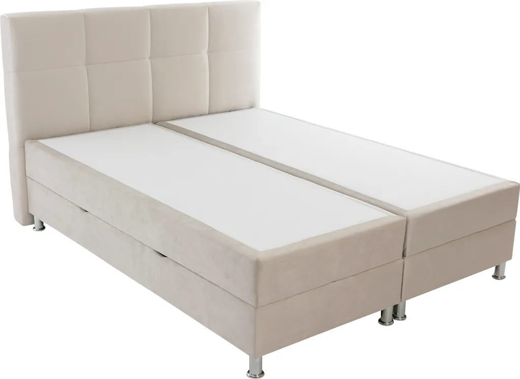 Mirjan24 Boxspringbett Dave, Stilvoll Doppelbett Mit Zwei Bettkästen, Matratze Und Topper (Farbe: Fresh 32, Größe: 160x200 Cm) – Bild 8