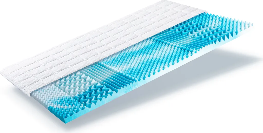 Essence Sleep Topper - THEO - 7-Zonen Gelschaum-Matratzenauflage Temperaturregulierend 140x200x7 Cm – Bild 3