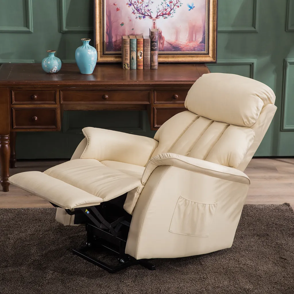 MCombo Elektrisch Aufstehhilfe Fernsehsessel Relaxsessel Elektrisch Verstellbar 7299CW – Bild 4