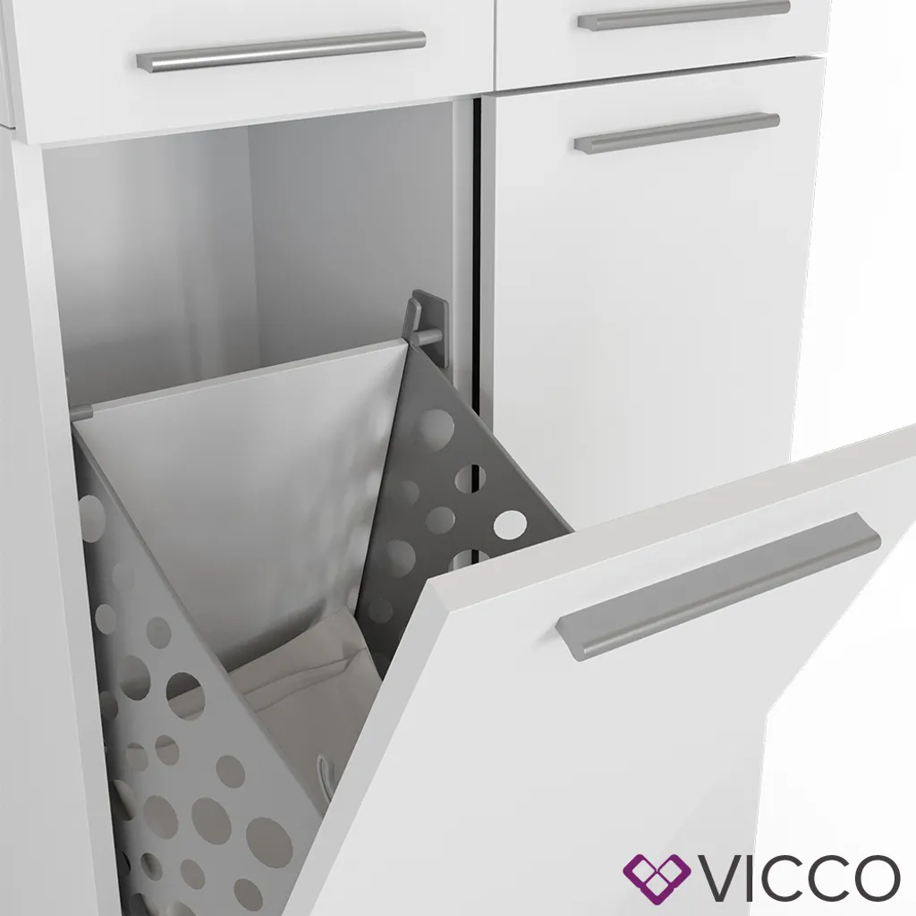 Vicco Kleiderschrank Weiß 60 X 174 X 34 Cm Holzwerkstoff – Bild 6